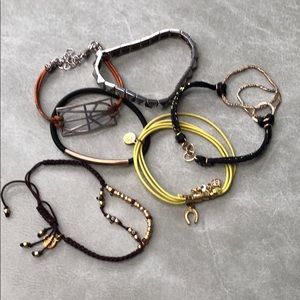 3/$25 Bundle of 6 boho bracelets